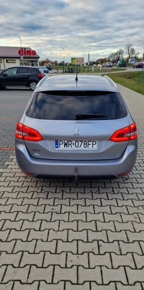 Peugeot 308 cena 52900 przebieg: 52500, rok produkcji 2019 z Poznań małe 106